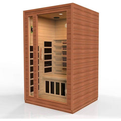 Dynamic Cordoba 2-Person Full Spectrum Near Zero EMF FAR Infrared Sauna (Canadian Hemlock) - DYN-6203-02 FSDynamic SaunasSaunasRecovAthlete