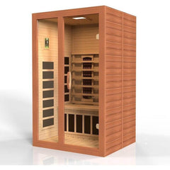 Dynamic Santiago 2-Person Full Spectrum Near Zero EMF FAR Infrared Sauna (Canadian Hemlock) - DYN-6209-03 FSDynamic SaunasSaunasRecovAthlete