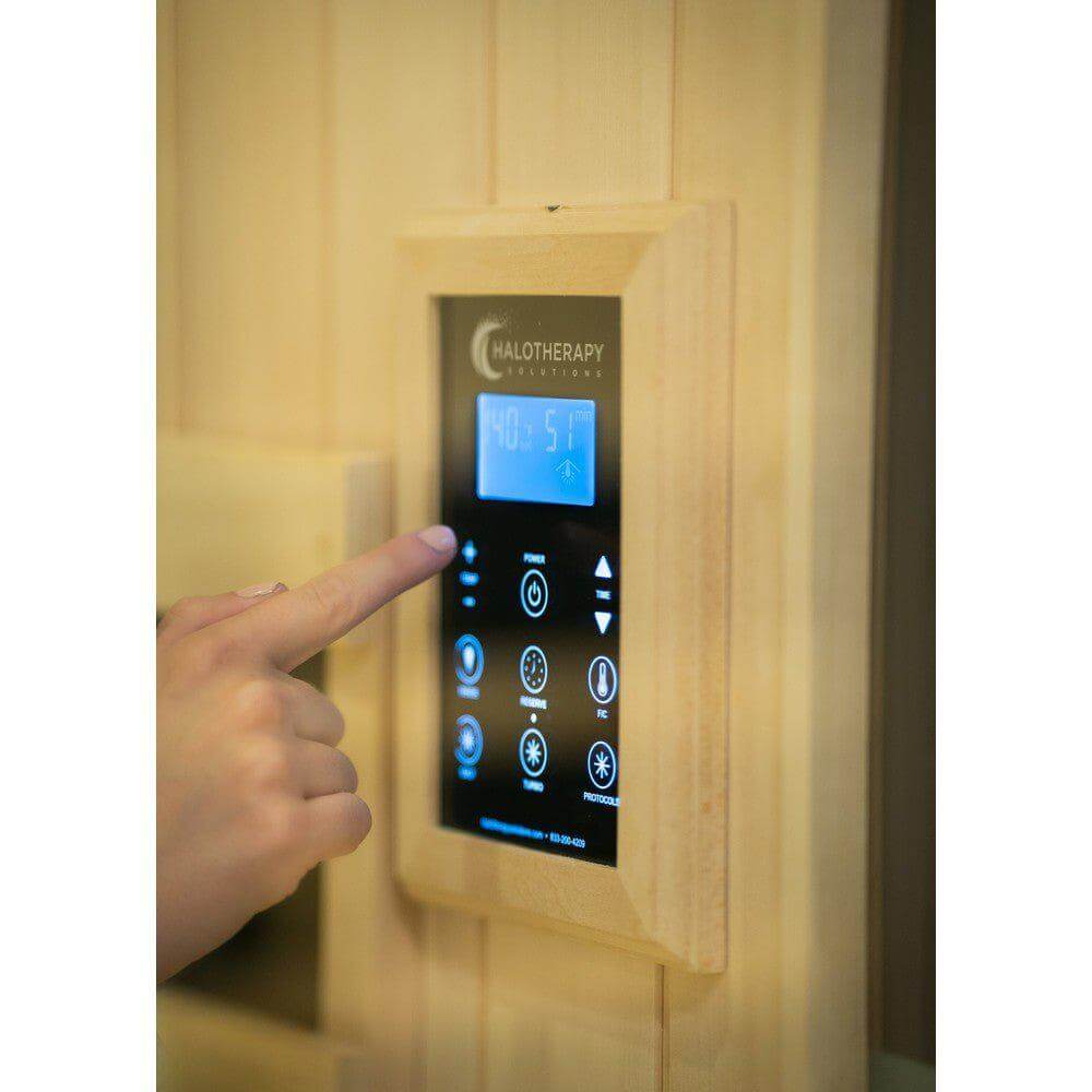 Advanced Halotherapy Salt Booth with touch screen controls for sale