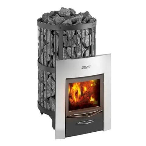 Harvia Legend 240 Duo 21kW Wood Burning Sauna Stove/Fireplace Combo | WK240LDLUX