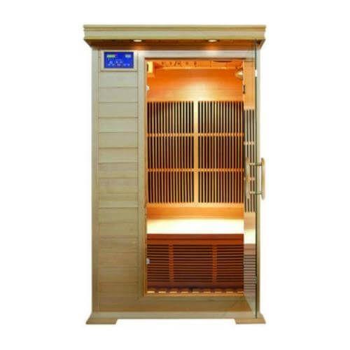 Sunray Barrett 1 Person Hemlock Sauna HL100K2, RecovAthlete