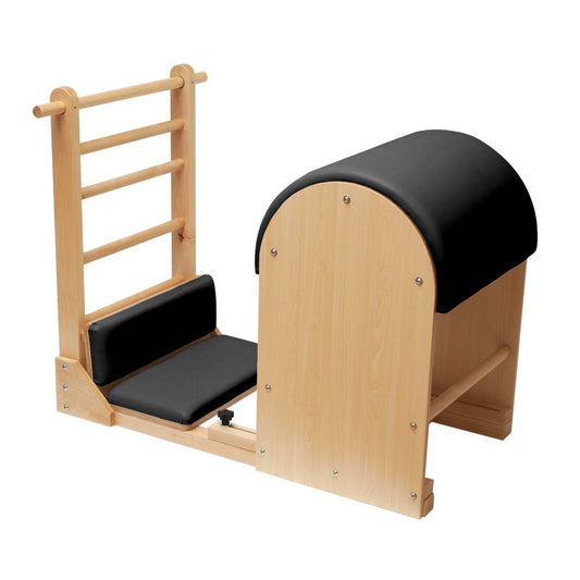 Elina Pilates Elite Ladder Barrel with Wooden Base — professional ladder barrel for spinal extension