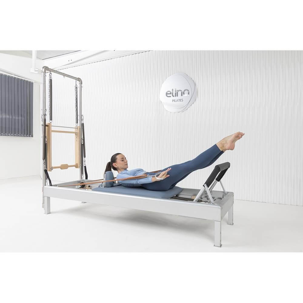 Elina Pilates Classic Aluminium Reformer 86" with Tower - Pilates Reformers Plus 