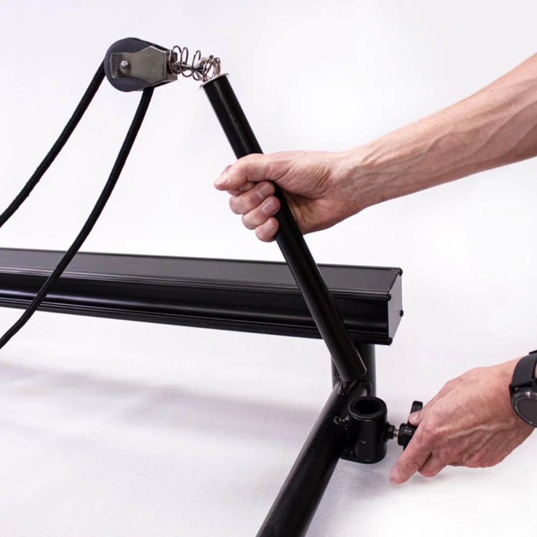 Merrithew MPX Reformer Package with Vertical Stand, view 7, RecovAthlete