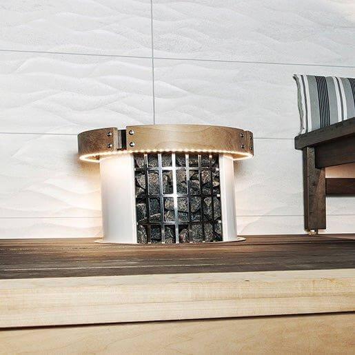 Harvia Safety Railing w/ LED-Lighting for Cilindro 6/8kW Sauna Heaters | HPC3UL