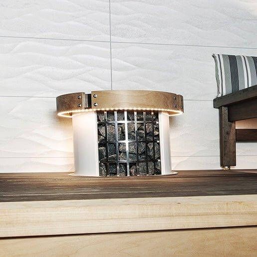 Harvia Safety Railing w/ LED-Lighting for Cilindro 11kW Sauna Heater | HPCU4L, view 3, RecovAthlete