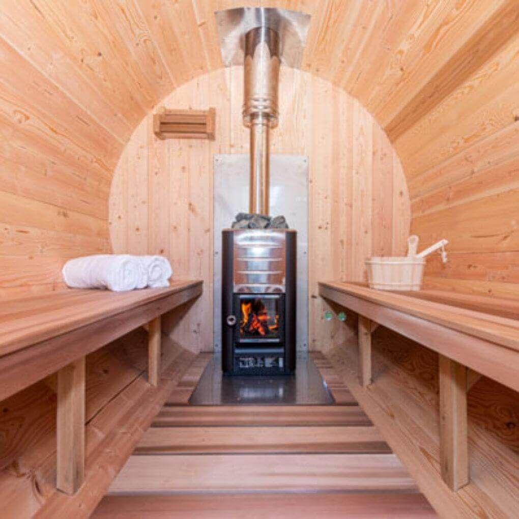 Leisurecraft Tranquility barrel sauna heater